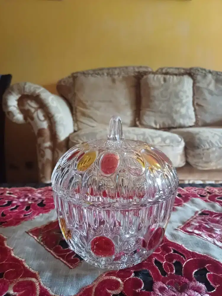 Toples Crystal Kaca Bulat Besar