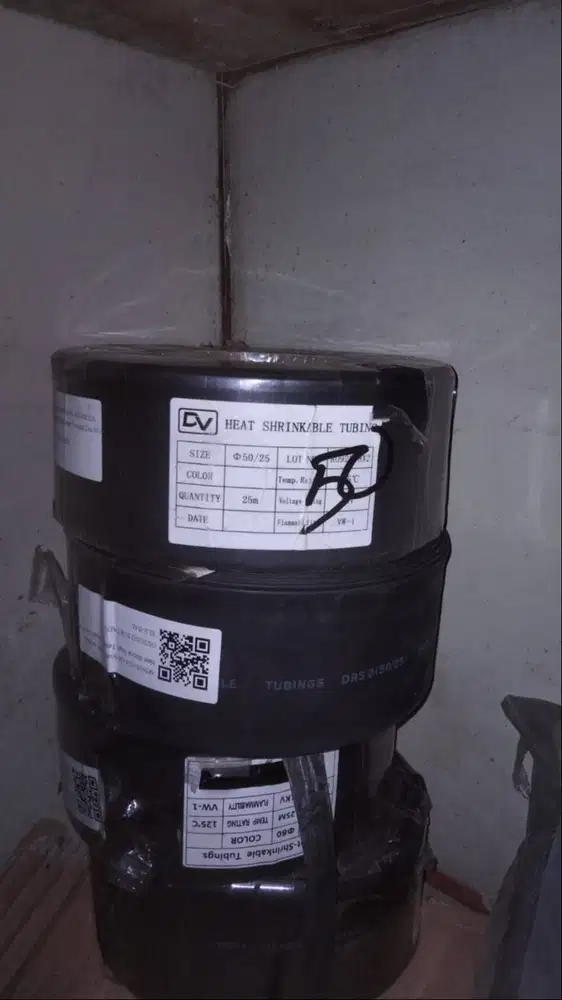 HEAT SRINK TUBE ID 50 MM BL