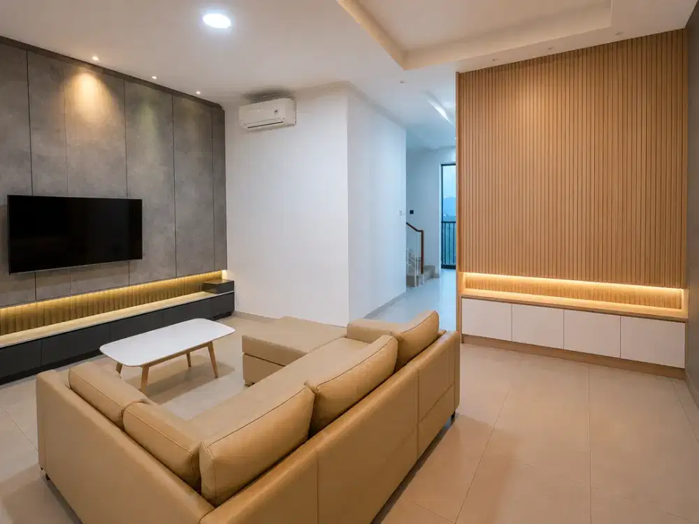 Rumah Modern Permata Biru Kelapa Gading 6x20 120m2 3KT SHM Rapi