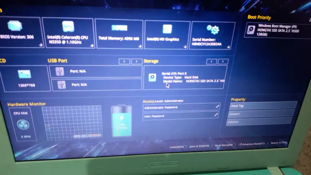 Asus X441 Normal Fullset siap pakai