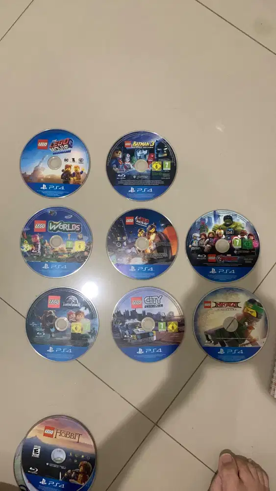 Kaset ps 4 second lego aneka judul