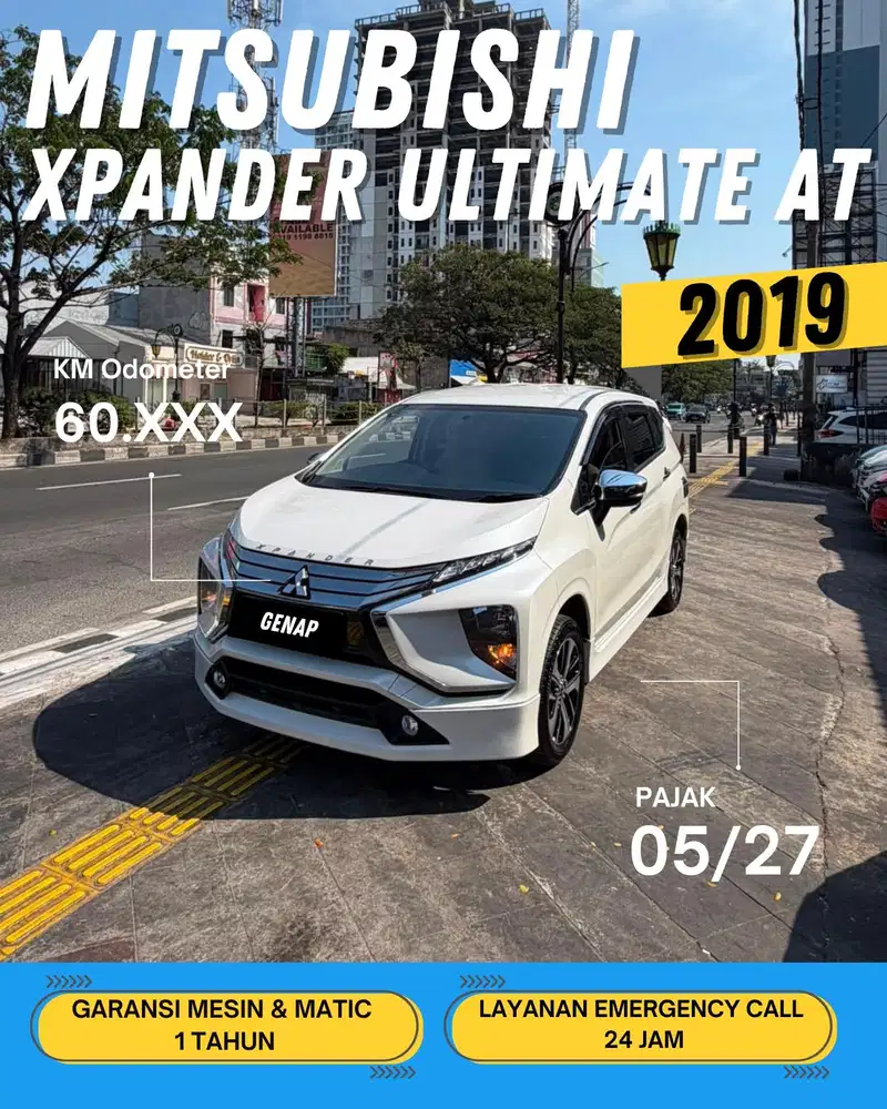 MITSUBISHI XPANDER ULTIMATE AT MATIC 2019 GENAP