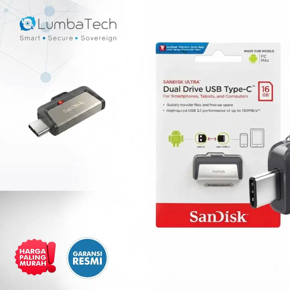 SanDisk Ultra Dual Drive USB Type-C 16GB.