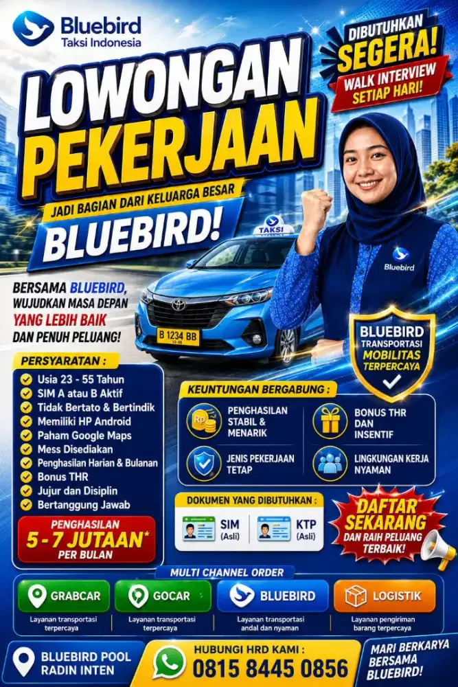 Lowongan pengemudi SIM A