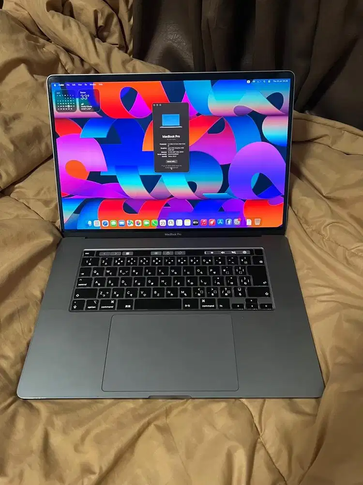 MacBook Pro 16 Inch 2019 Core i9 16GB 1TB SSD