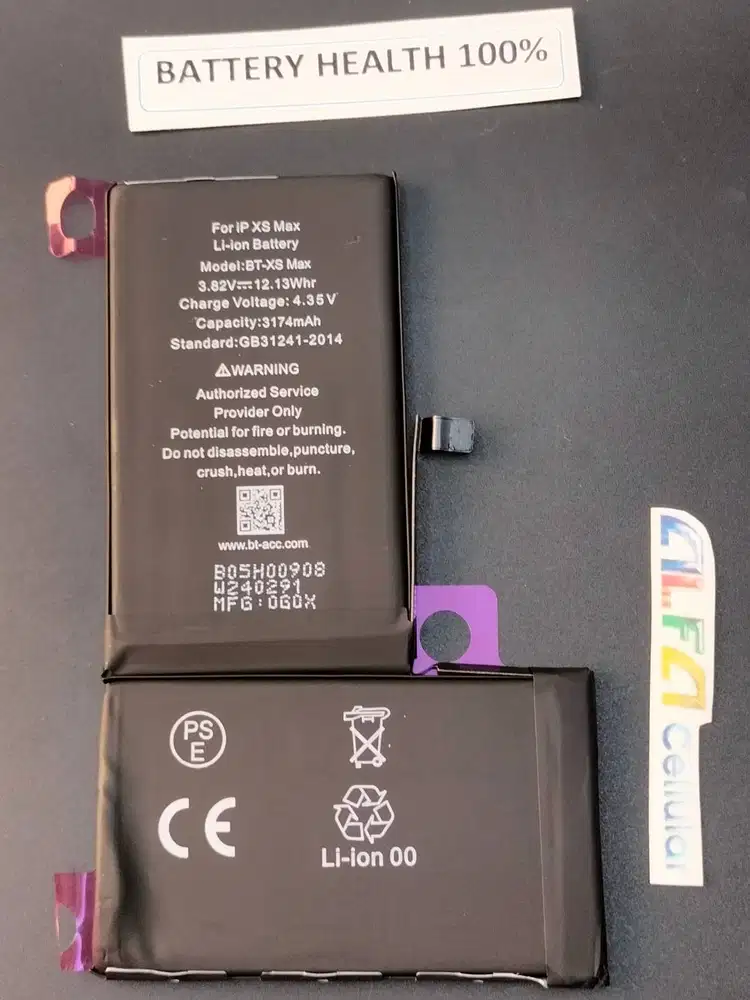 Baterai Iphone XS Baterai Iphone XS MAX Baterai Health OK Original