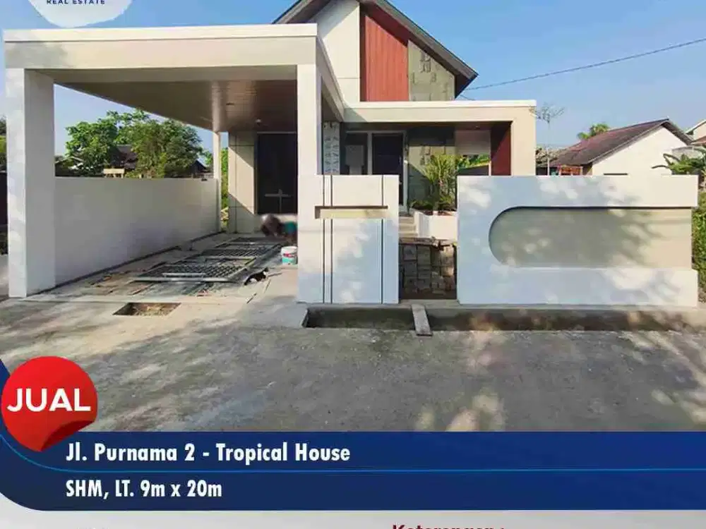 Rumah  model Tropical house