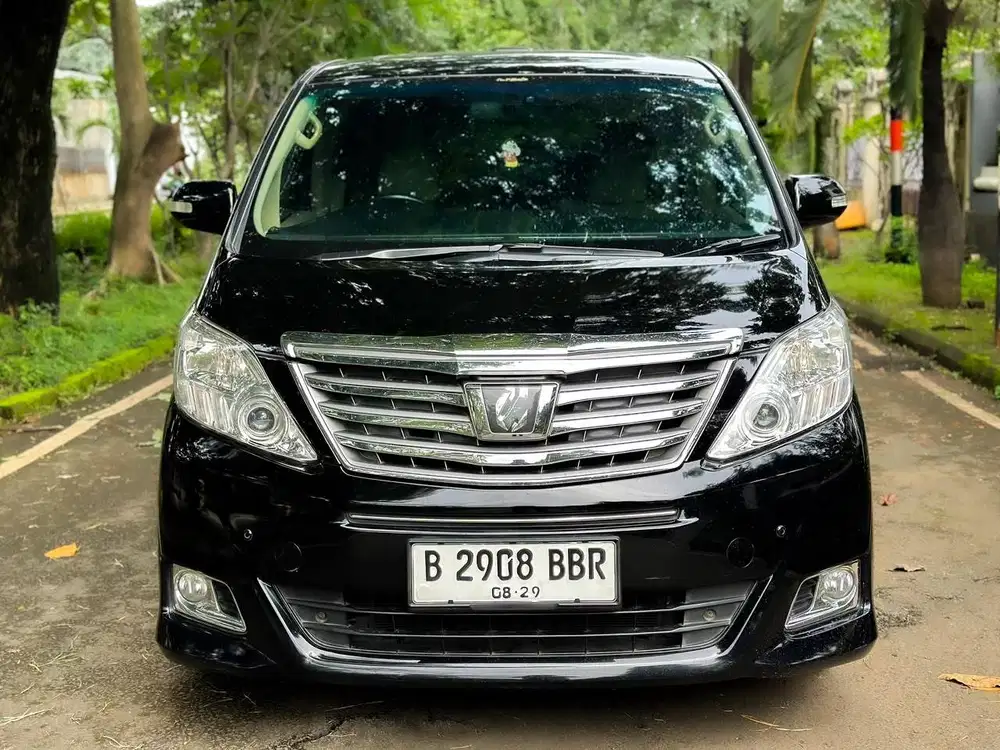 [LOW KM] Alphard G 2.4 Berylium Premium Sound AT Hitam Sunroof