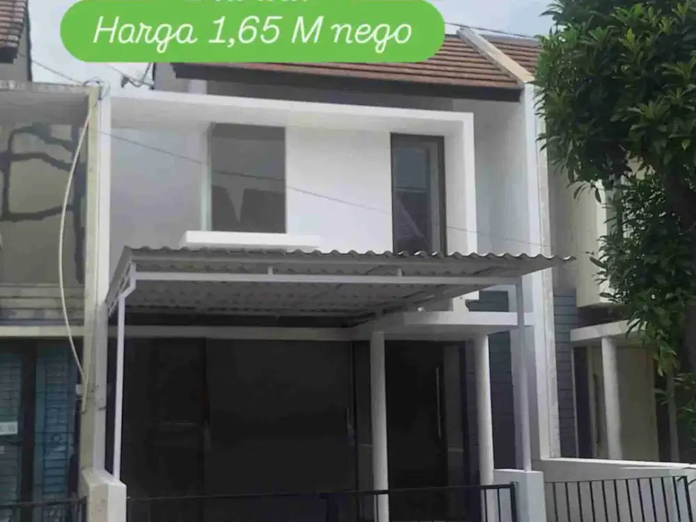 Dijual cepat rumah pantai mentari cluster Hampton Regency Surabaya Utara