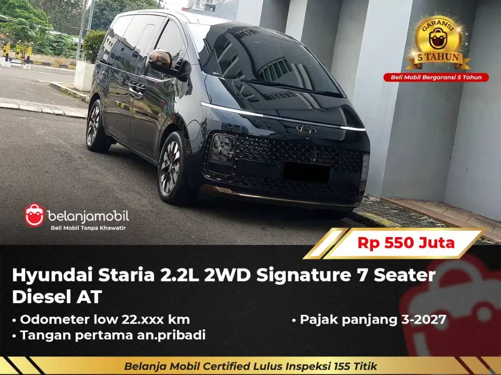 [ LOW KM 22RB ] Hyundai Staria 2.2 Signature 7 Seater Diesel 2024/2025