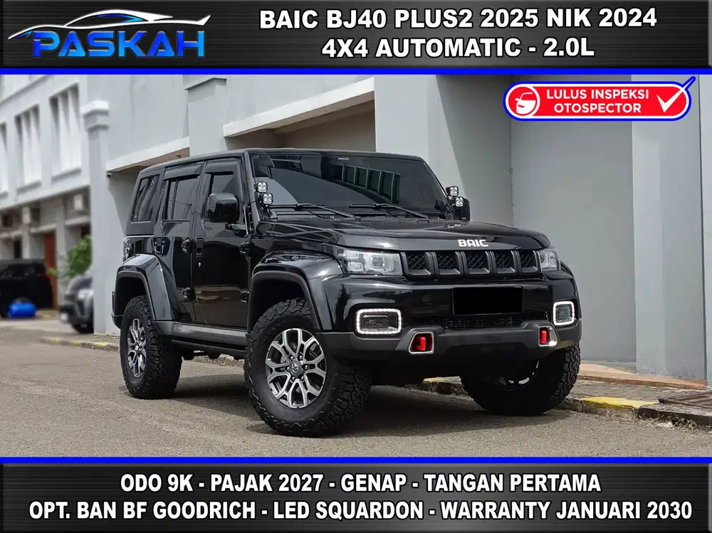 ODO=9k Genap JEEP BAIC BJ40 Plus 2.0L 4x4 2025 Nik 2024 BAIC BJ40 2025