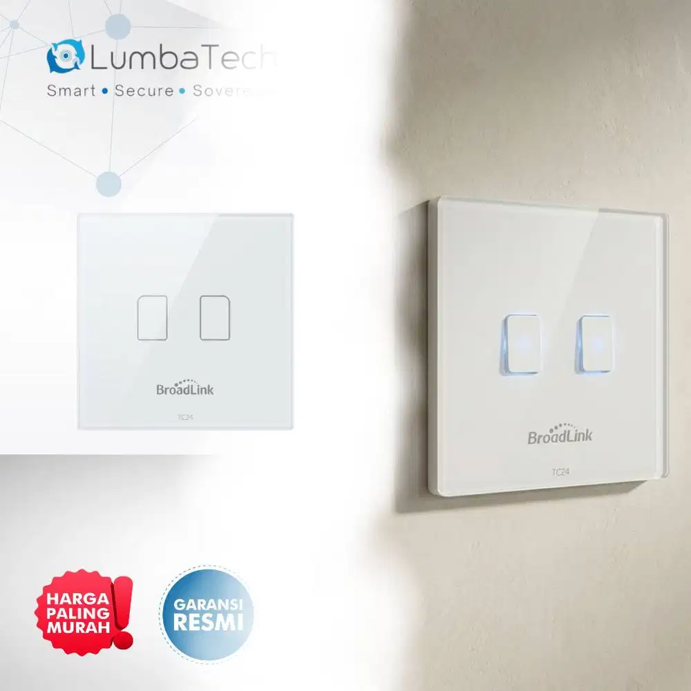 BROADLINK Smart Home Touch Switch 2 gang