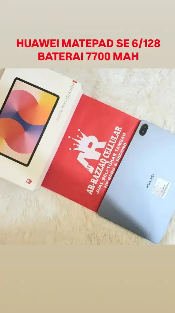HUAWEI MATEPAD SE 4/128 BATERAI 7700 MAH