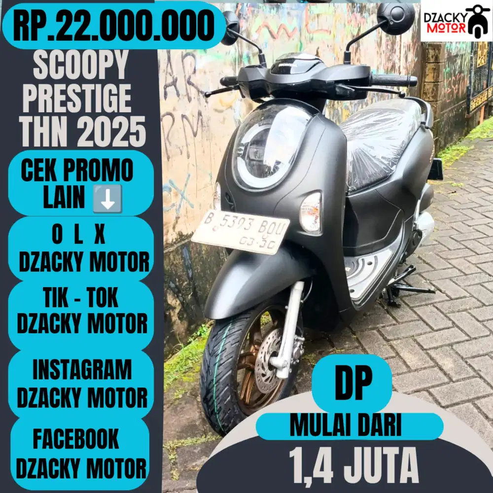 SCOOPY PRESTIGE THN 2025 SECOND LIKE NEW