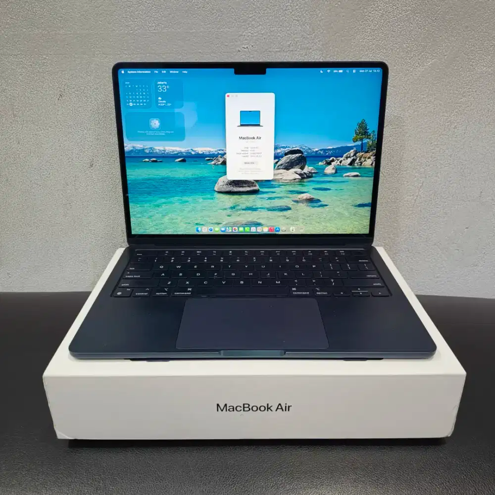 Macbook Air 13,6 inch 2022 Chip M2 RAM 8GB SSD 256GB ( Fullset )