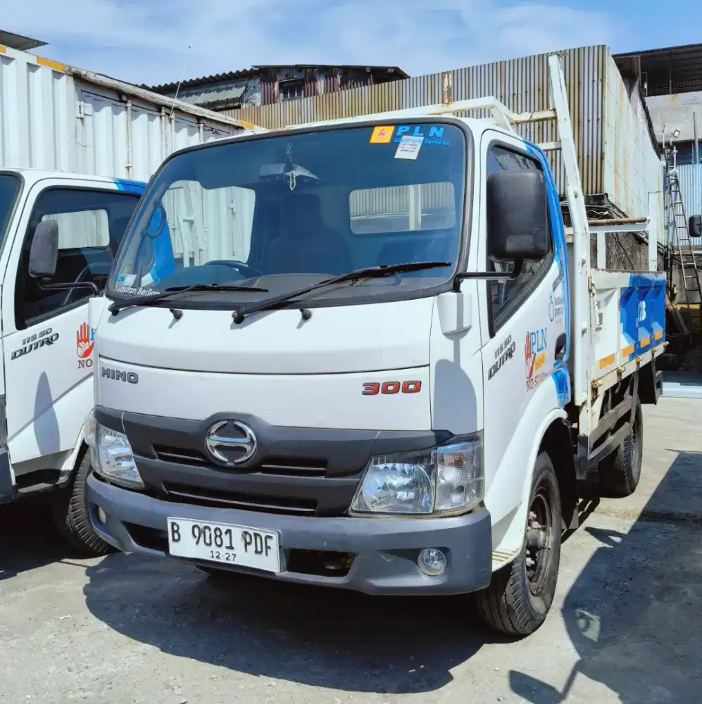 CDE 4roda Hino Dutro 115 SD engkel bak besi triway 2022