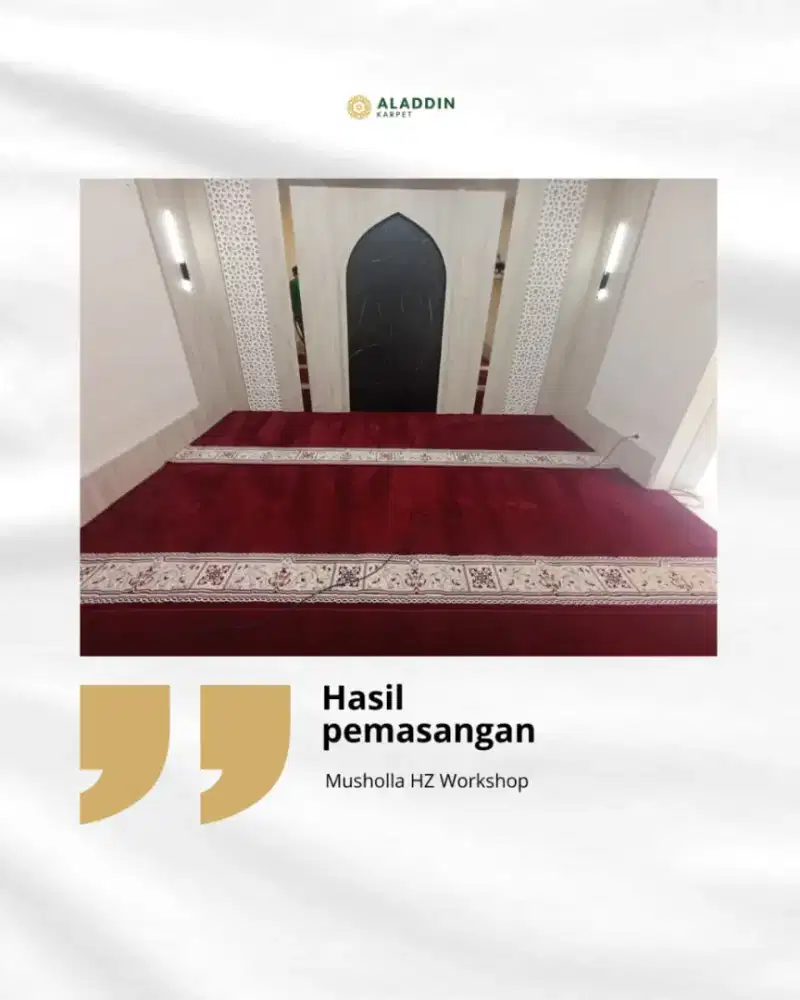 Karpet Masjid Semi impor tipe Elmaz