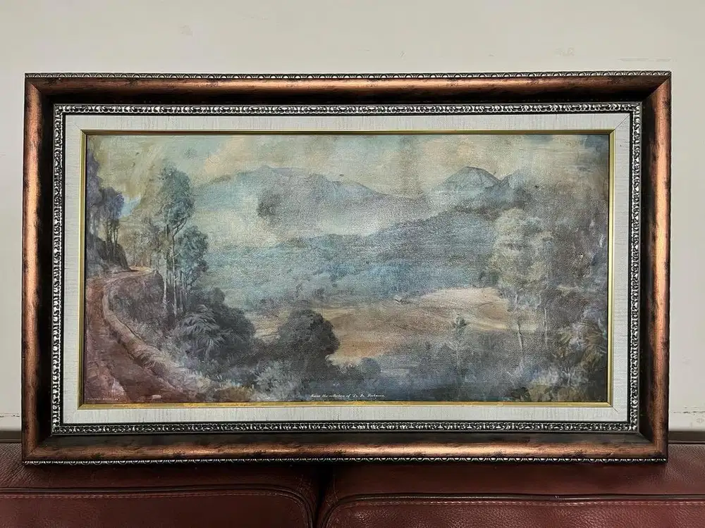 Lukisan Pemandangan Landscape karya Basoeki Abdullah