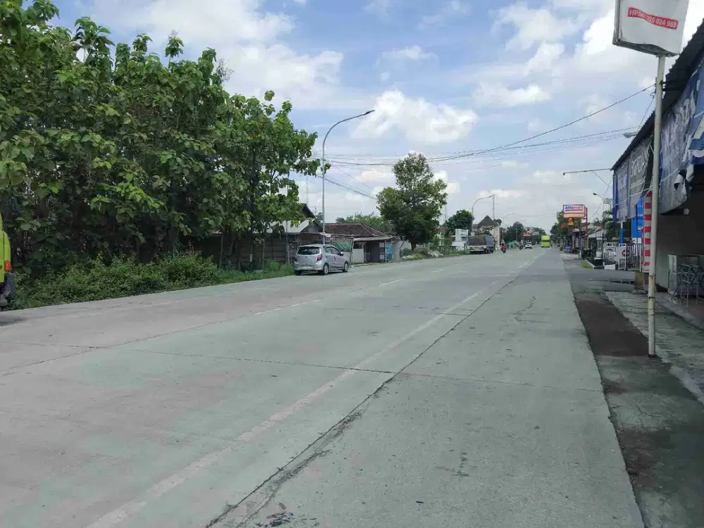 Tanah Mojopuro Sumberlawang depan SPBU