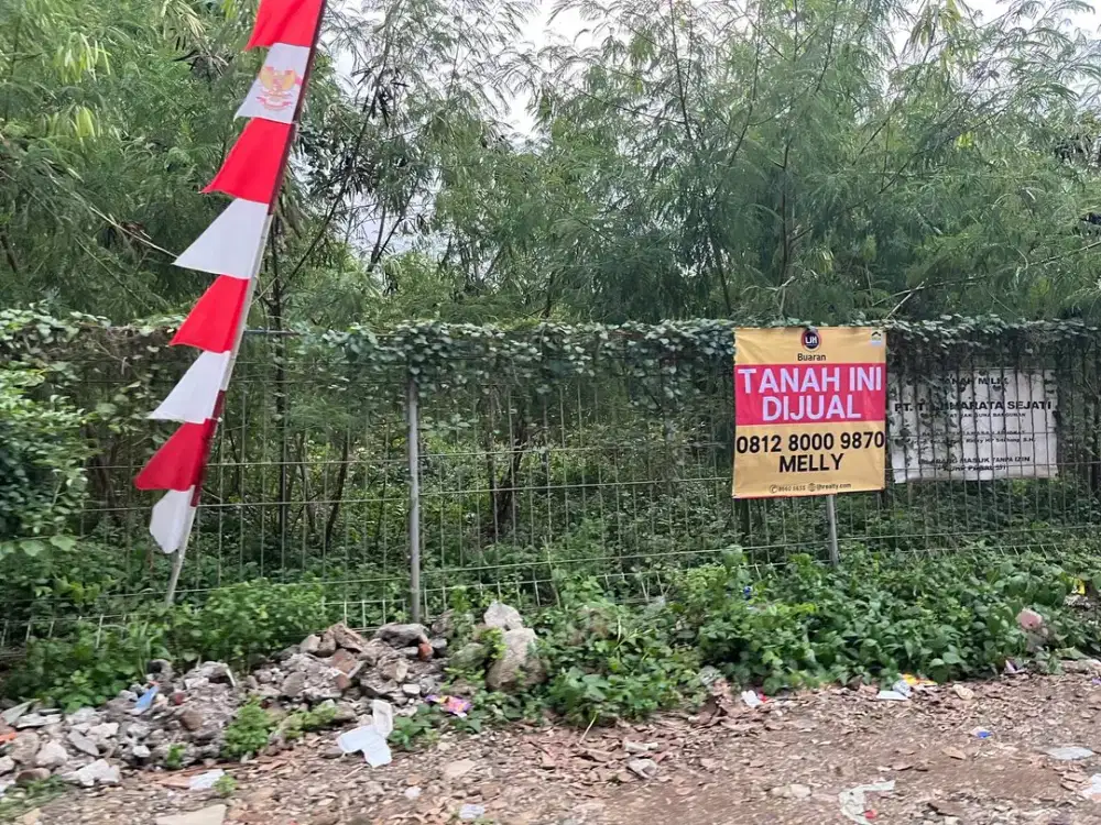 Dijual Tanah Lahan Kosong di Cipinang Melayu, Jakarta Timur