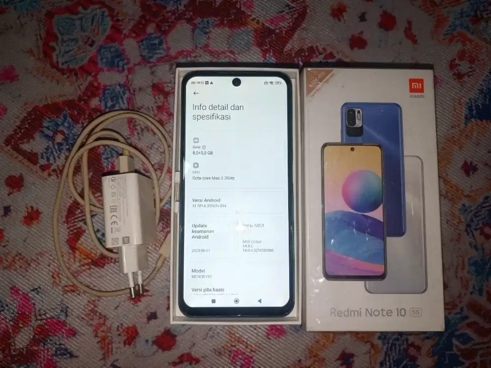 Redmi note 10 5g 8+5/128 no minus