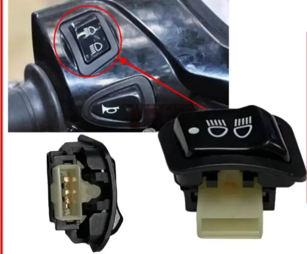 Saklar lampu utama 3 fungsi dim dimmer honda