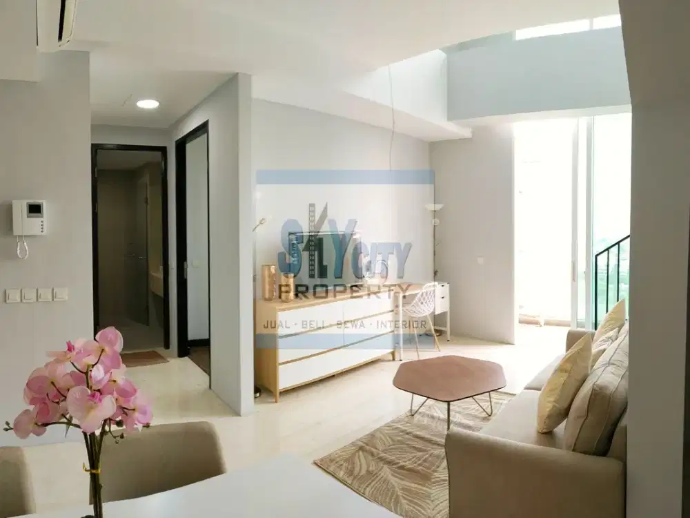 DISEWAKAN APARTEMEN SATU8 RESIDENCE 2 BR FULL FURNISHED MEWAH LENGKAP