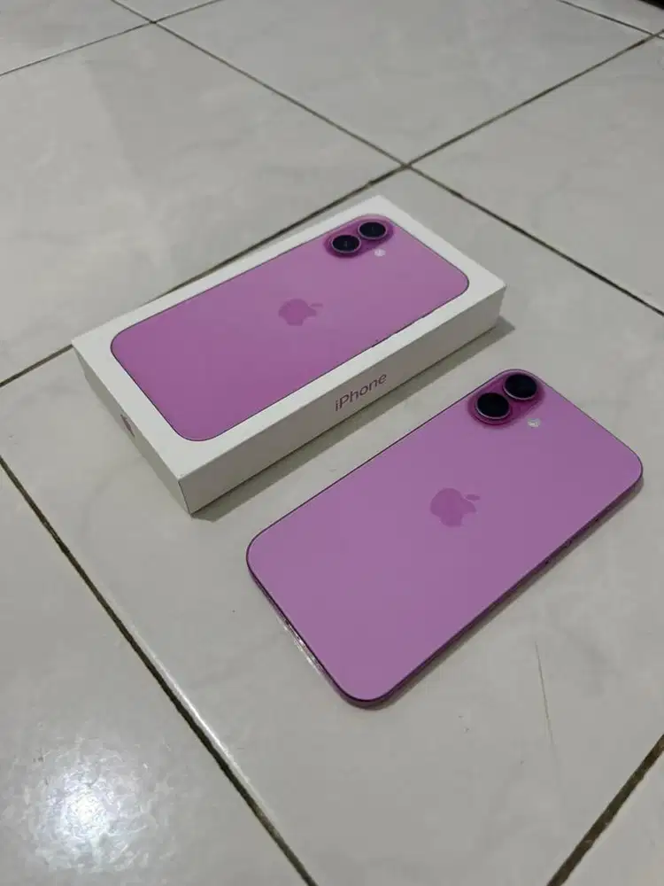 Apple Iphone 16 Plus 128GB Pink (Second - Garansi Ibox masih aktif)