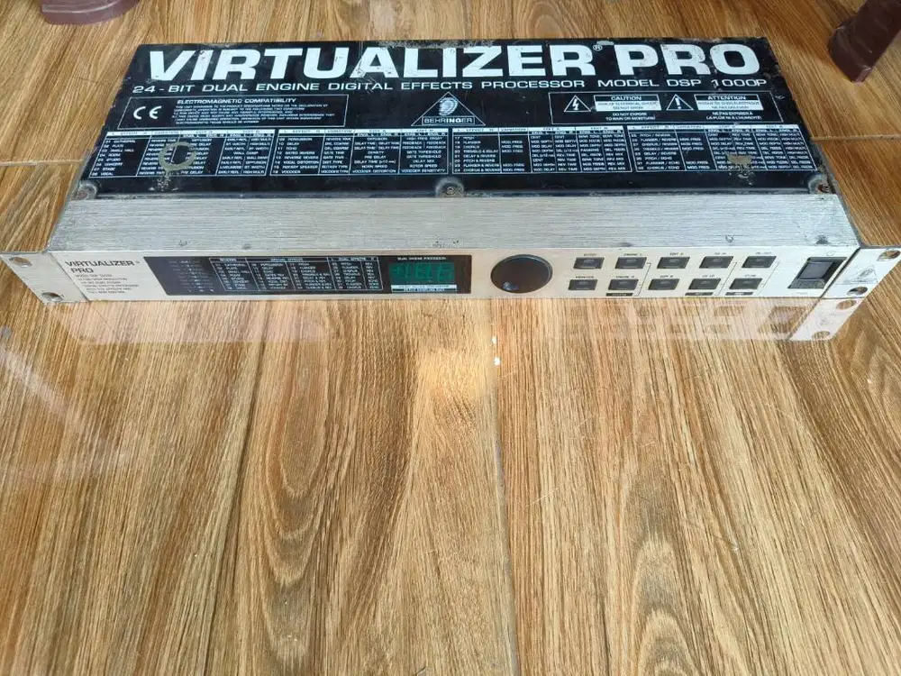 Efek vocal Behringer Virtualizer DSP1000 second original Normal