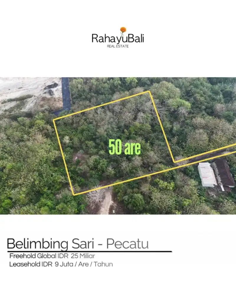 Strategic land for sale / lease in pecatu