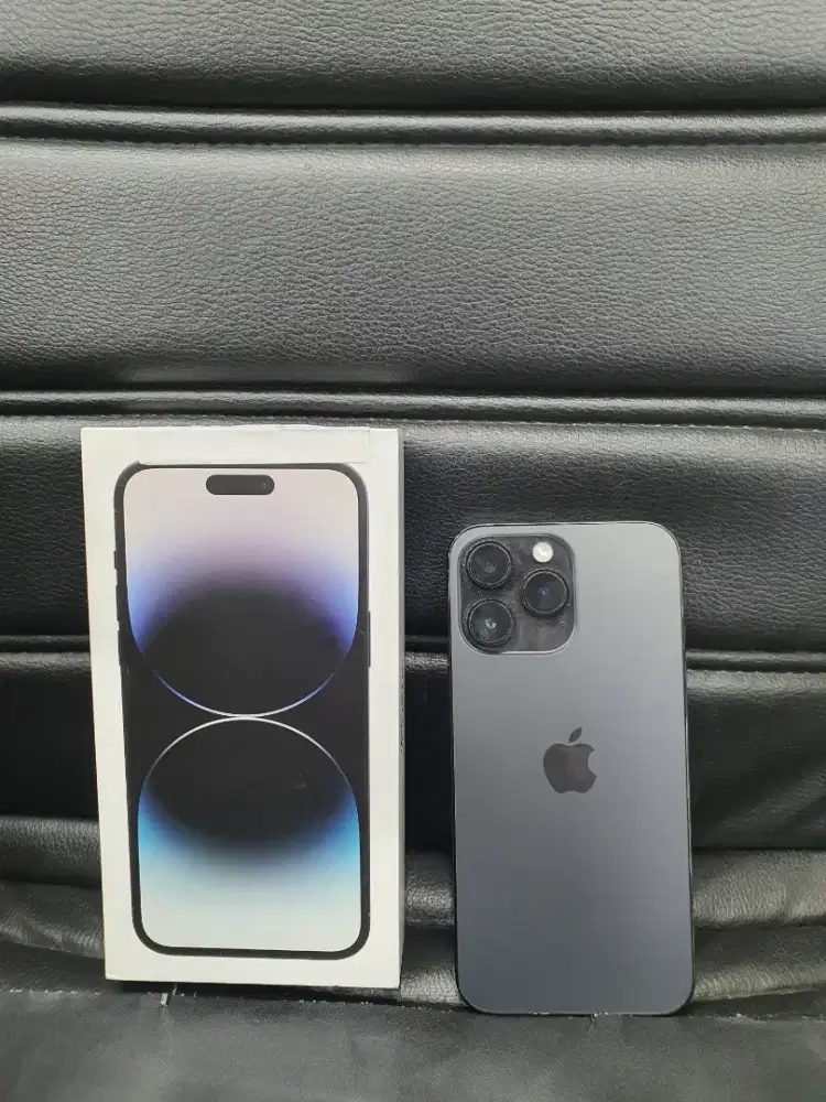 Iphone 14promax 128GB black grs resmi