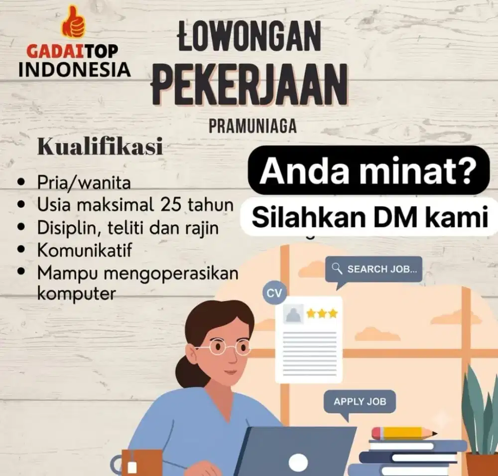 LOWONGAN PEKERJAAN GADAI TOP