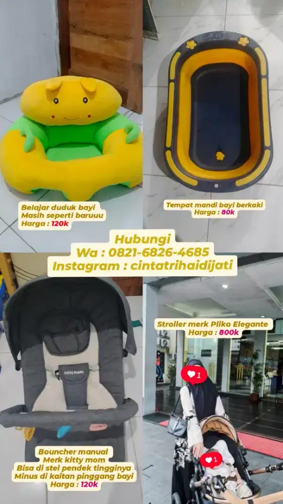 Dapat perlengkapan bayi sekaligus