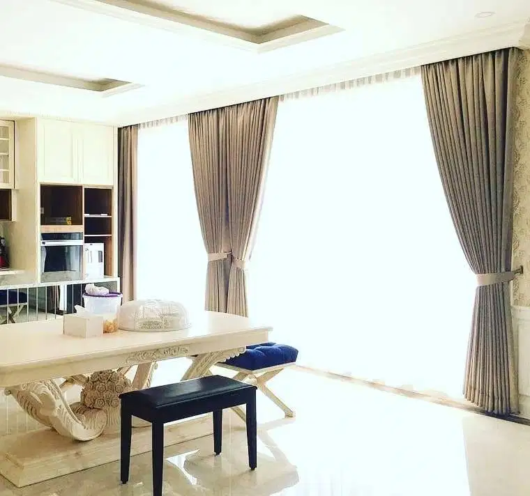 Jasa Buat gorden jendela pintu gorden blackout gordyn vitrase Gordyn