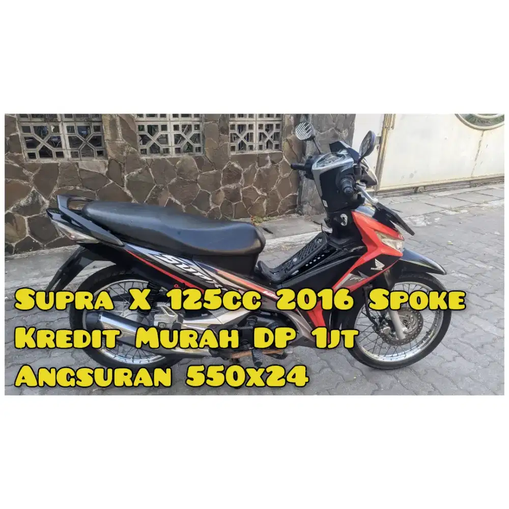 Supra x 125cc 2016 Spoke Mesin TOP
