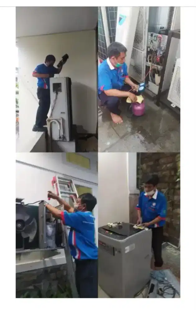 Service AC,Central,Dispenser,MesinCuci,Kulkas, Garansi