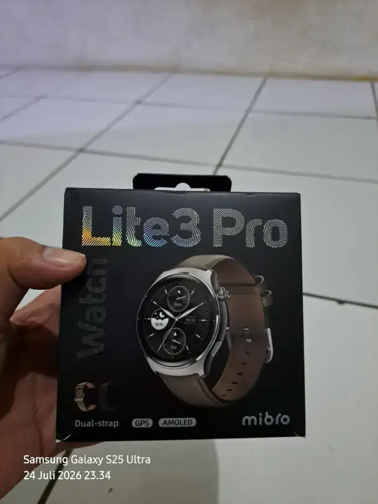 Mibro Lite 3 Pro baru buka segel untuk pengecekan harga 1jt