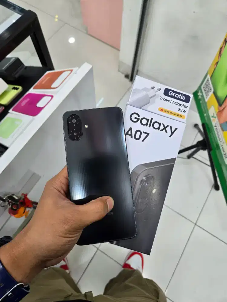 Samsung A07 4/64GB kondisi mulus NO MINUS fullset original SEIN