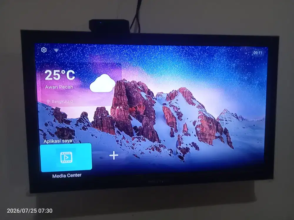 Di jual tv LED Polytron 24 inc bonus setobox android bisa youtobe