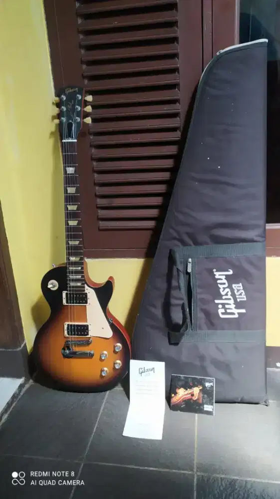Gitar gibson les paul studio tribute 60's usa 2012 sunburst