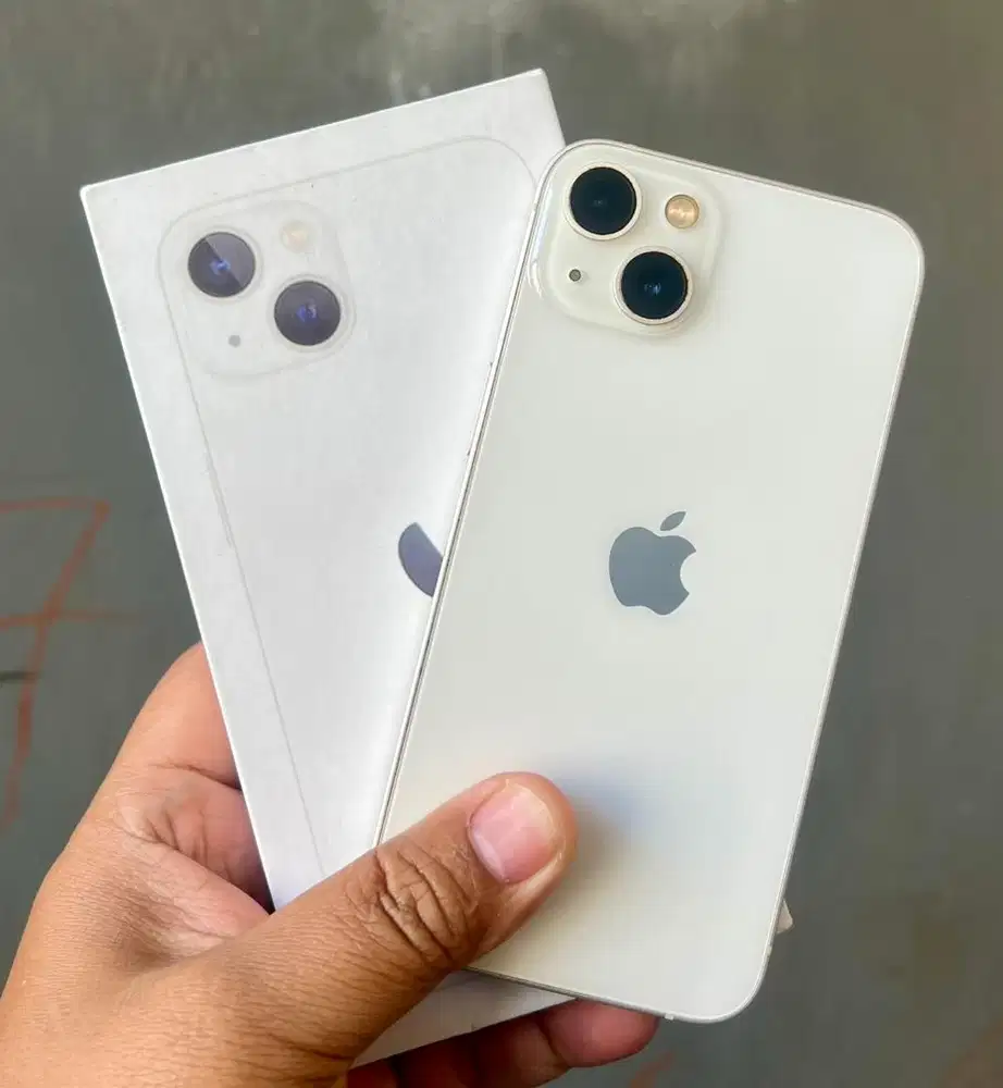 IPHONE 13 STARLIGHT / Putih 256GB - Bea cukai Ori mulus