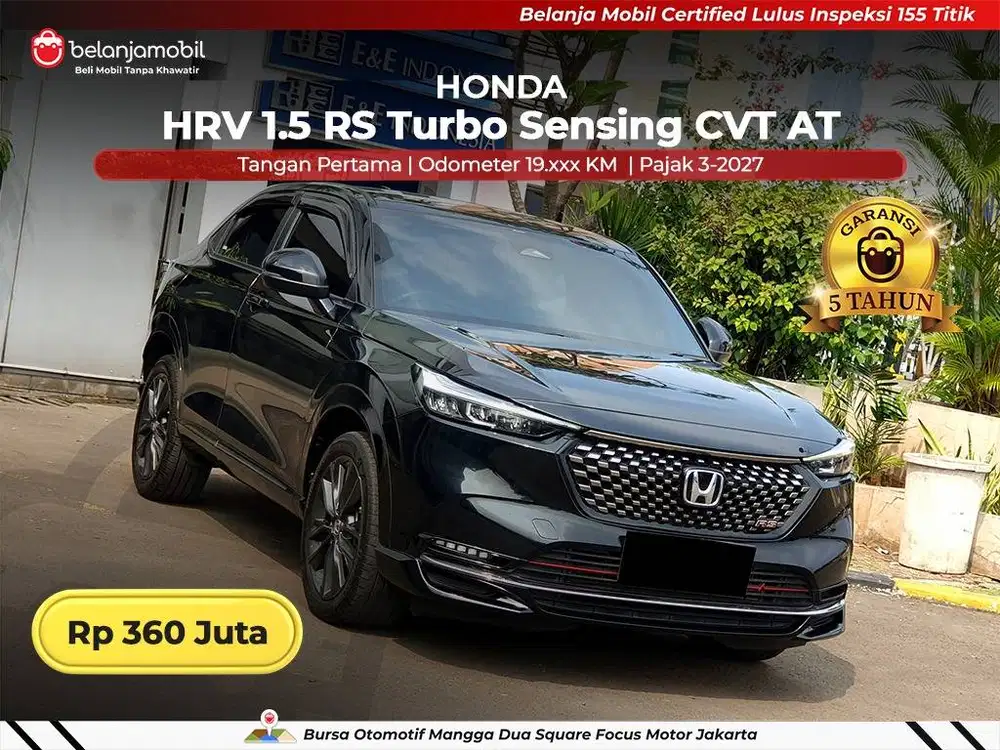 [ GARANSI 5TH ] Honda HRV HR-V HR V 1.5 RS Turbo Sensing AT 2024/2025