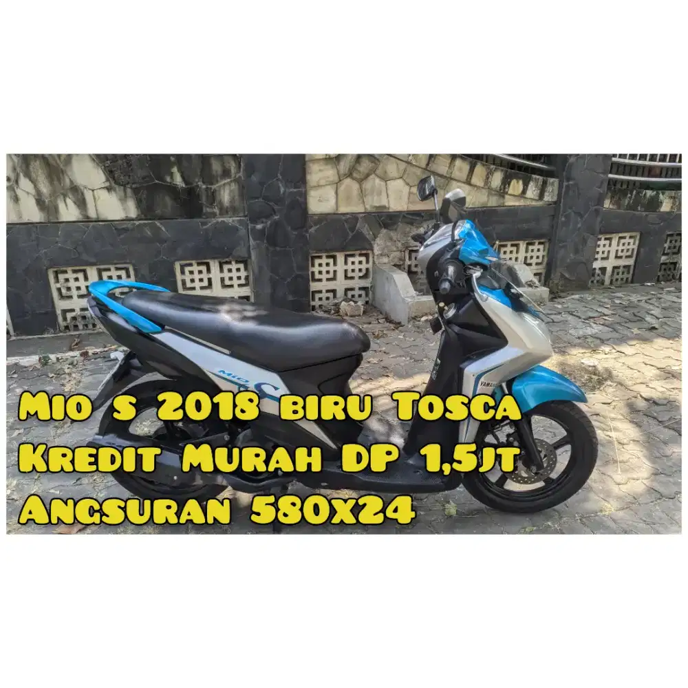 Mio S 125cc 2018 Biru Tosca Mesin TOP