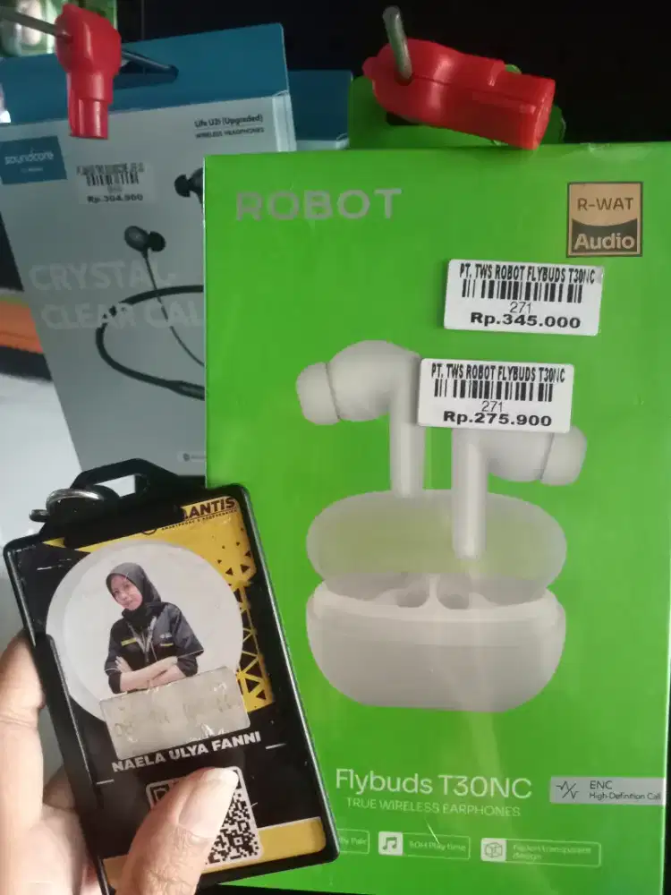 TWS ROBOT FLYBUDS T30NC| ATLANTIS DAHSYAT