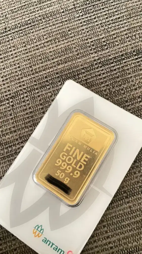Lm 50 gram antam 2024, lengkap surat pembelian