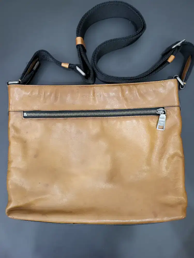 TAS Coach New york original 100% warna brown