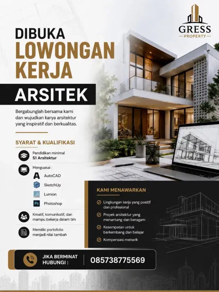 Dibutuhkan arsitek