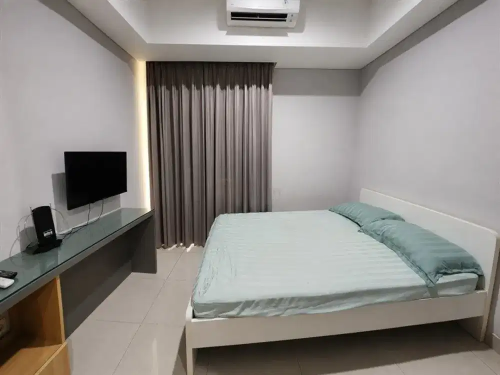 Disewa Studio Taman Anggrek Residences Tares Furnished Minimalis Dekat Kampus Untar & Trisakti & Terkoneksi ke Hublife Mall Ta Central Park Jakbar