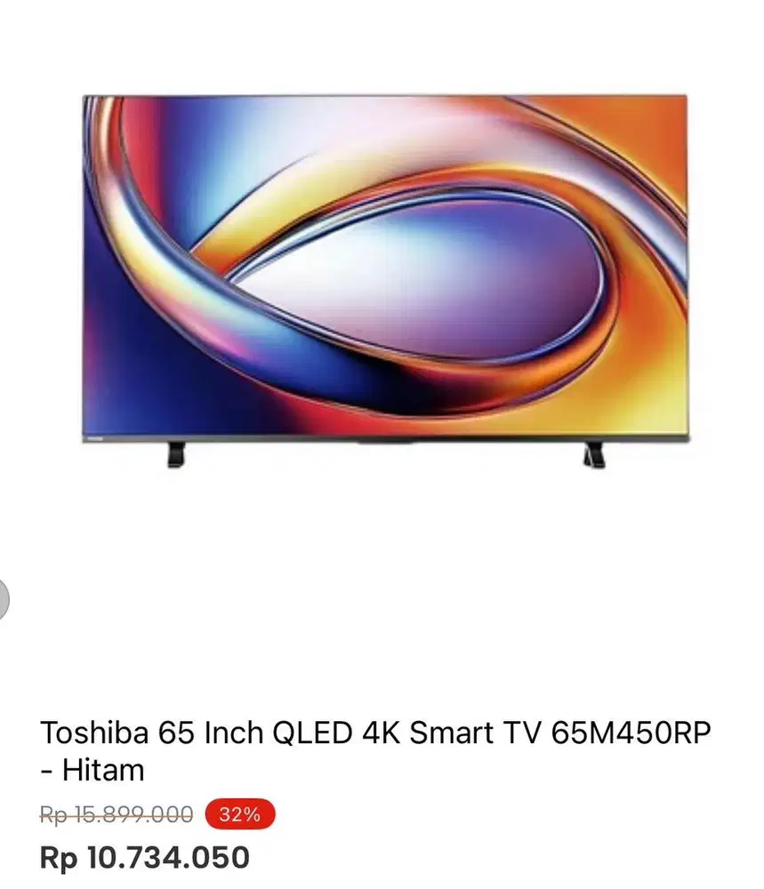 TOSHIBA GOOGLE TV QLED 65inci