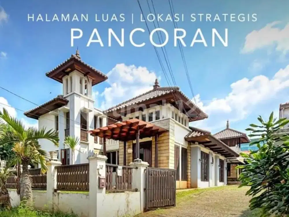 Tanah Luas dan Bangunan Bagus Terawat Lokasi Strategis di Pancoran, Jakarta Selatan